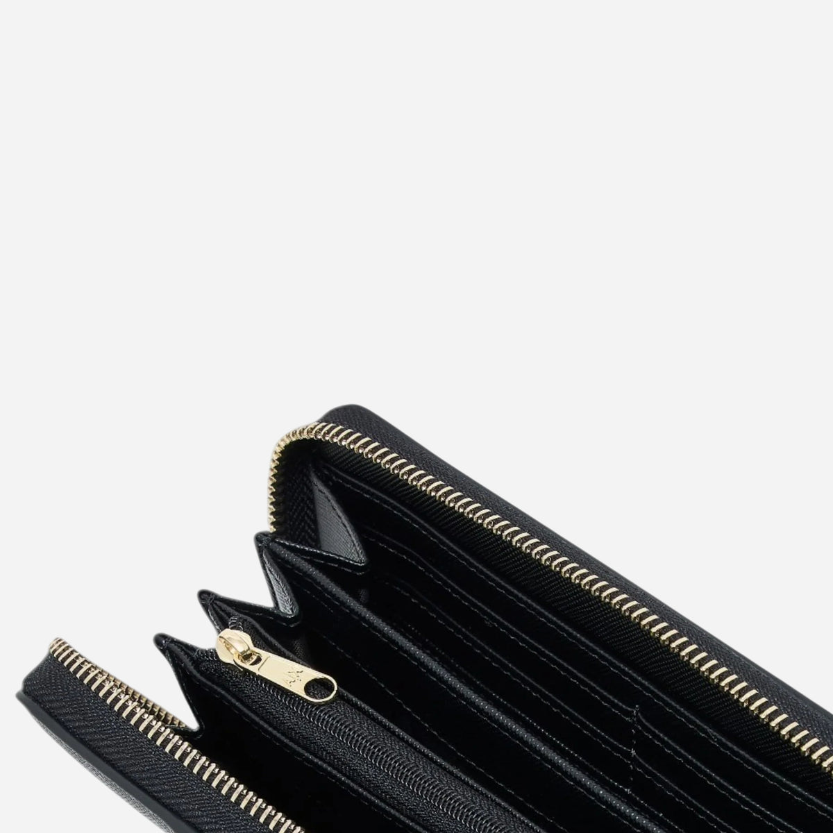 ARMANI EXCHANGE ISABEL Portafoglio Zip Around BLACK