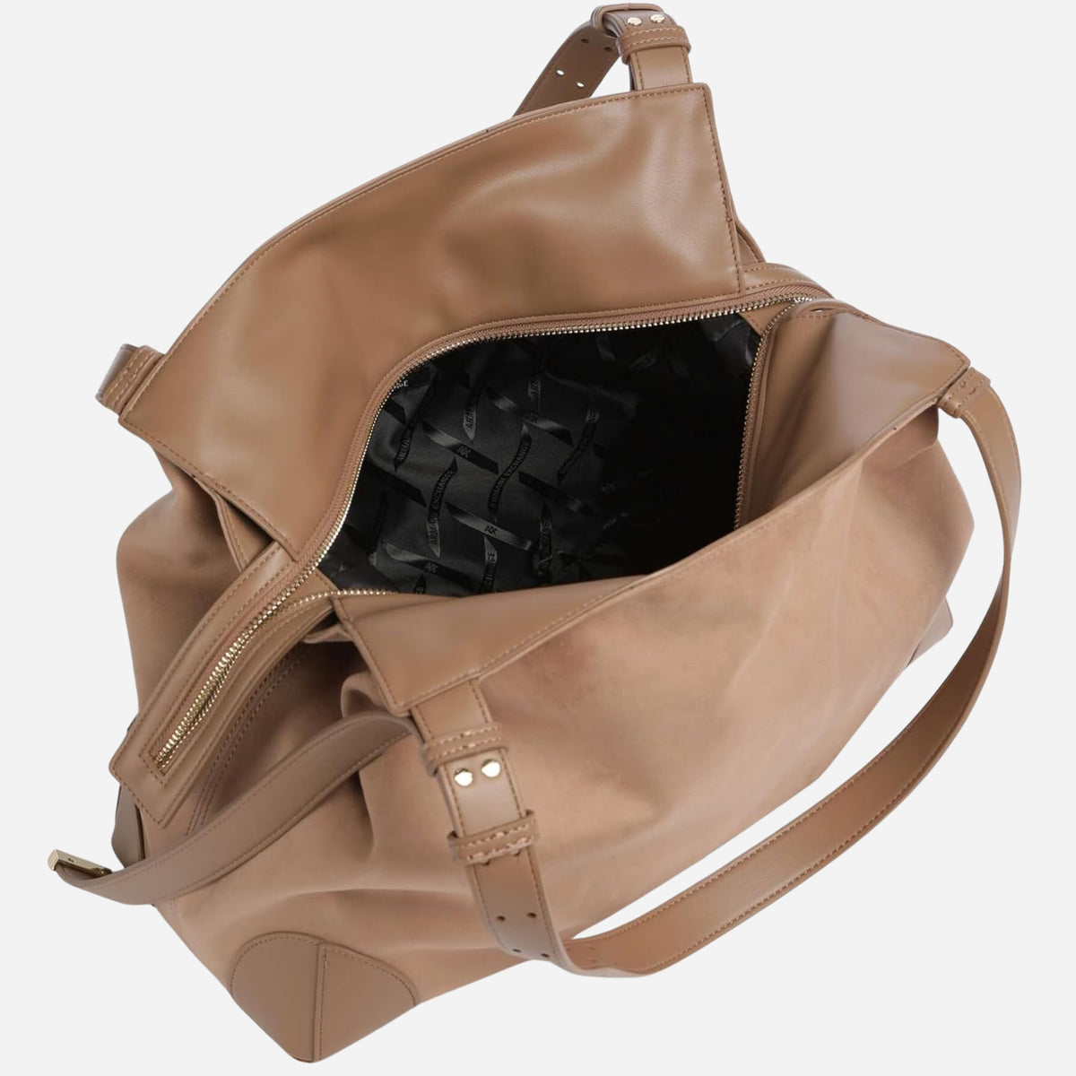 ARMANI EXCHANGE Marionette borsa shopping a spalla in suede MARIONETTE