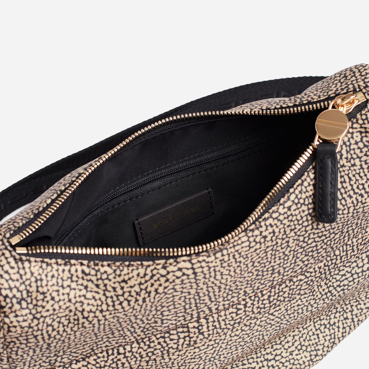borbonese B-CLUB LUNA BAG MINI OP NATURALE/NERO