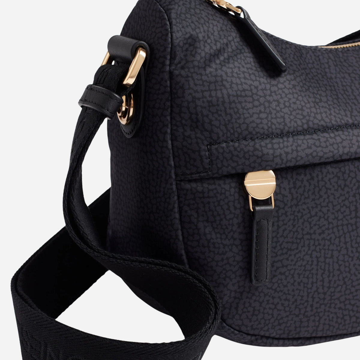 borbonese B-CLUB LUNA BAG MINI DARK BLACK