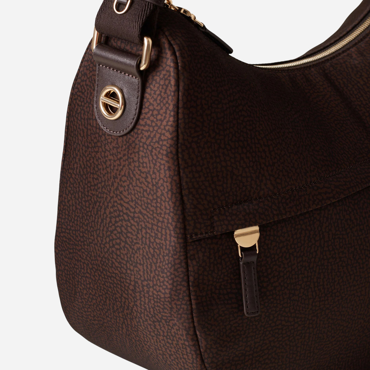 borbonese B-CLUB LUNA BAG LARGE Cioccolato