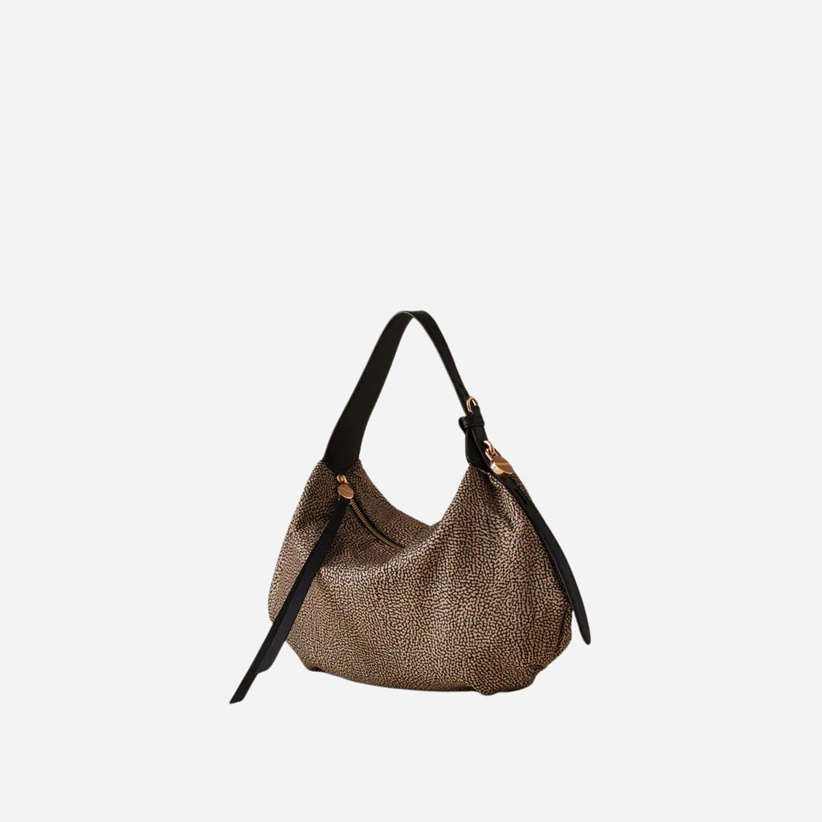 borbonese PRIVE Borsa a spalla, con tracolla OP NATURALE/NERO