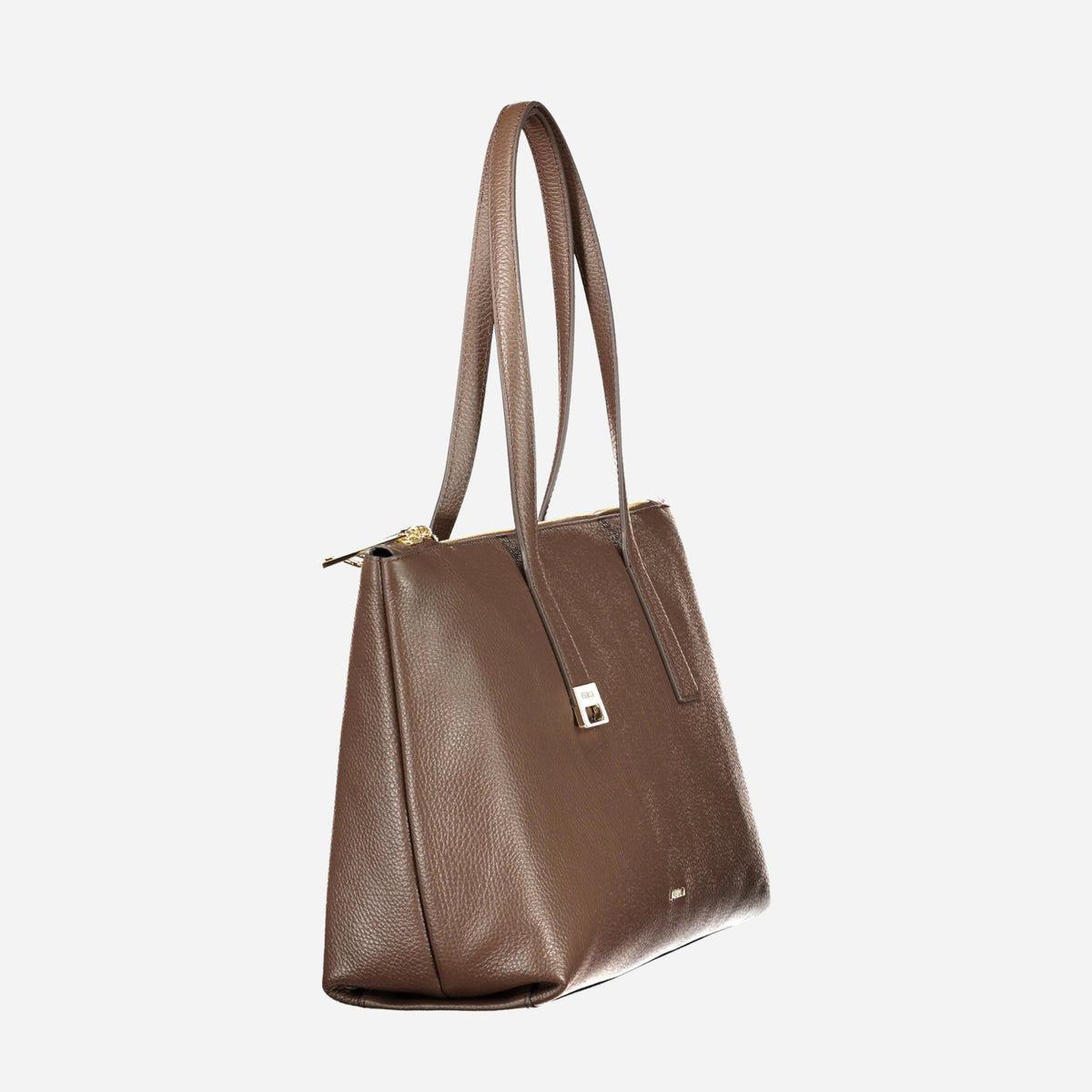 FURLA Olivia Borsa shopping media in pelle ESPRESSO