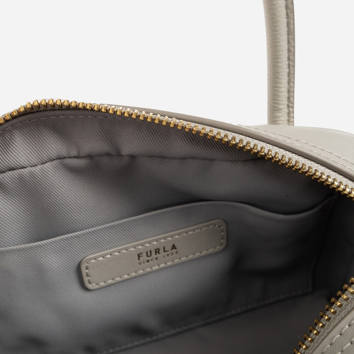 FURLA Furla Poppy Borsa A Mano STONE GRAY