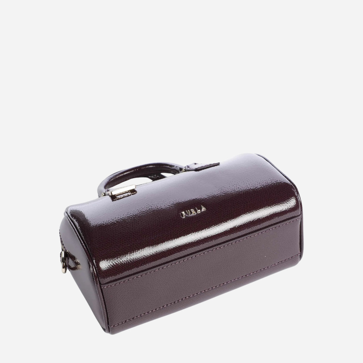 FURLA Olivia Borsa mini a mano in pelle verniciata WINTER BLOOM