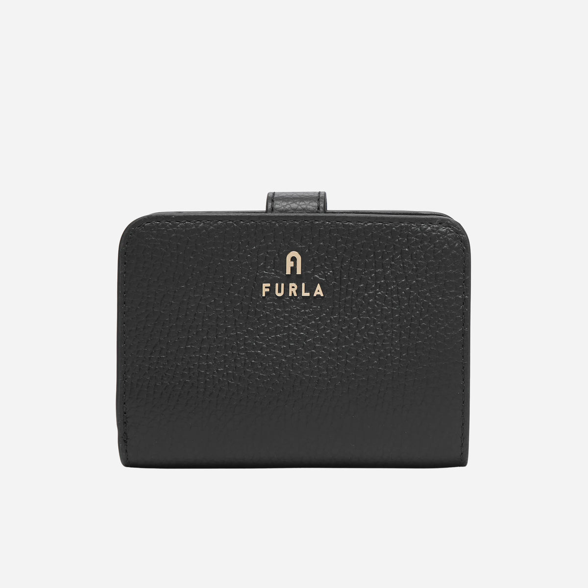 FURLA Camelia portafoglio compatto in pelle Nero