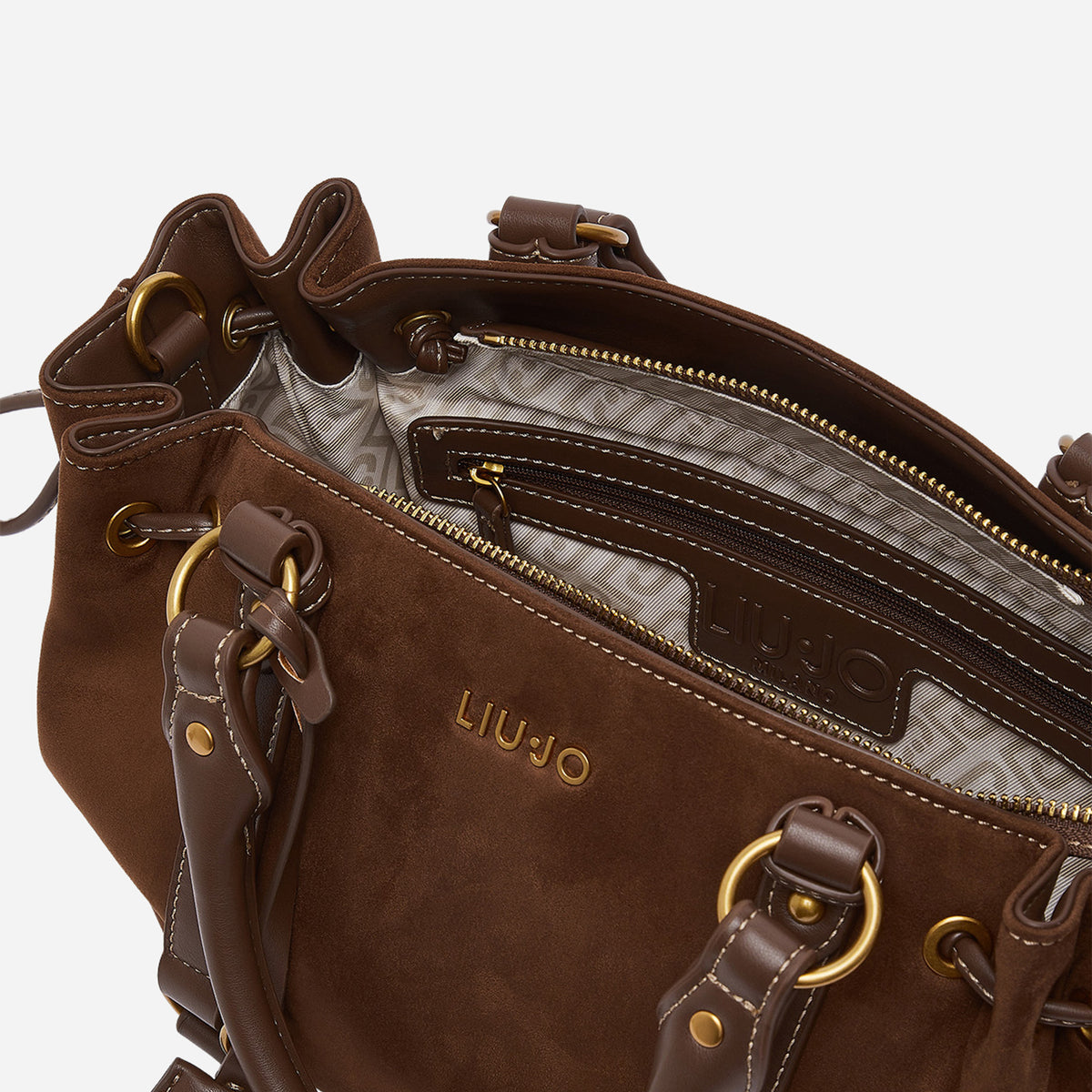 LIU JO BORSA PICCOLA CON COULISSE Tabacco