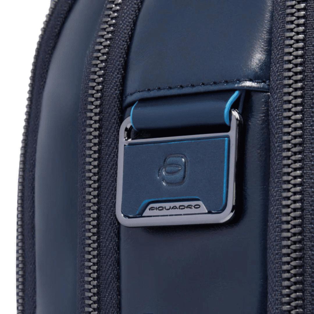 PIQUADRO Zaino da viaggio fast-check porta pc e iPad®Pro BLU2
