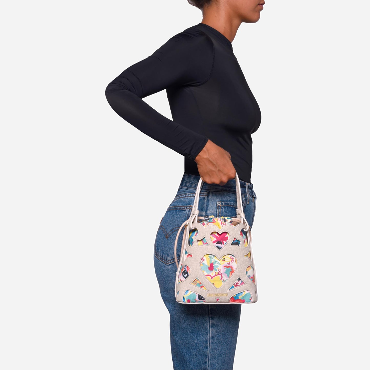 Love Moschino Moschino Secchiello AVORIO/MULTICOLOR