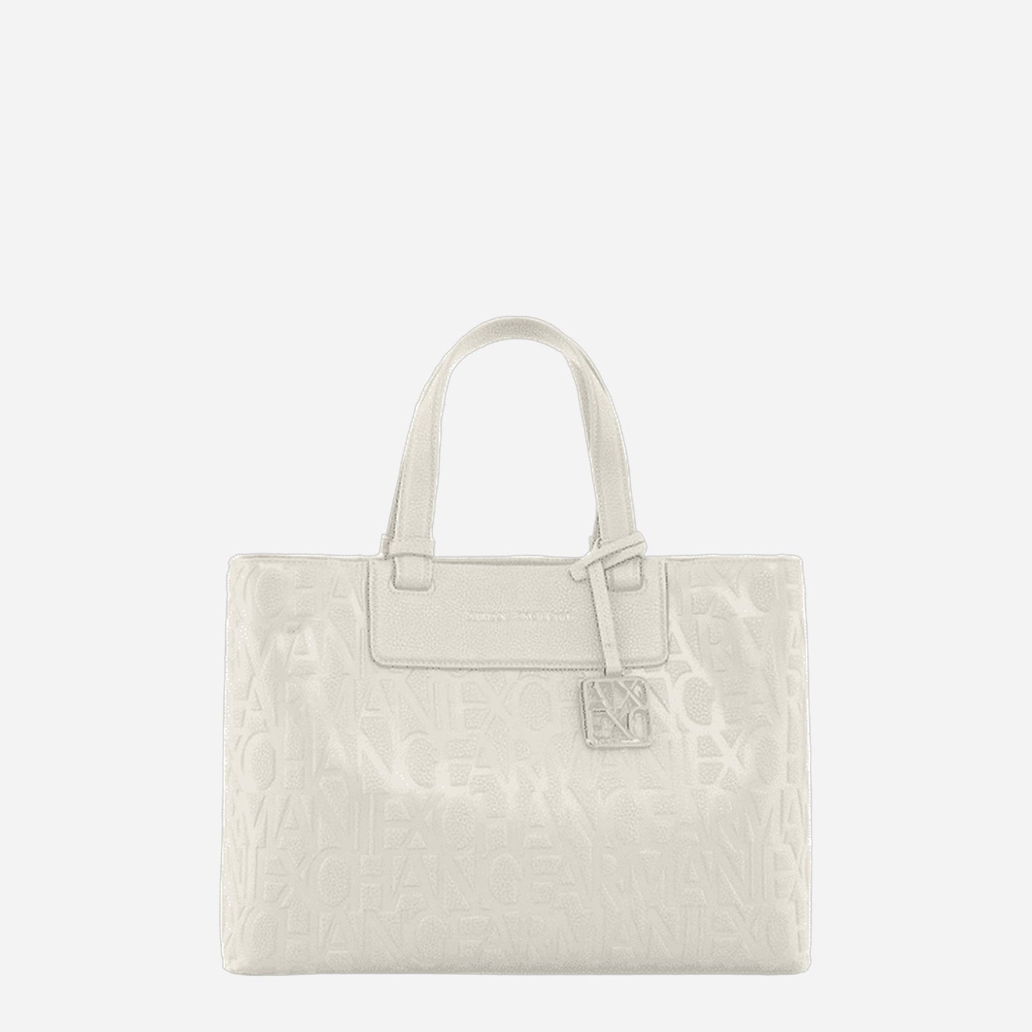 ARMANI EXCHANGE Shopper Off White