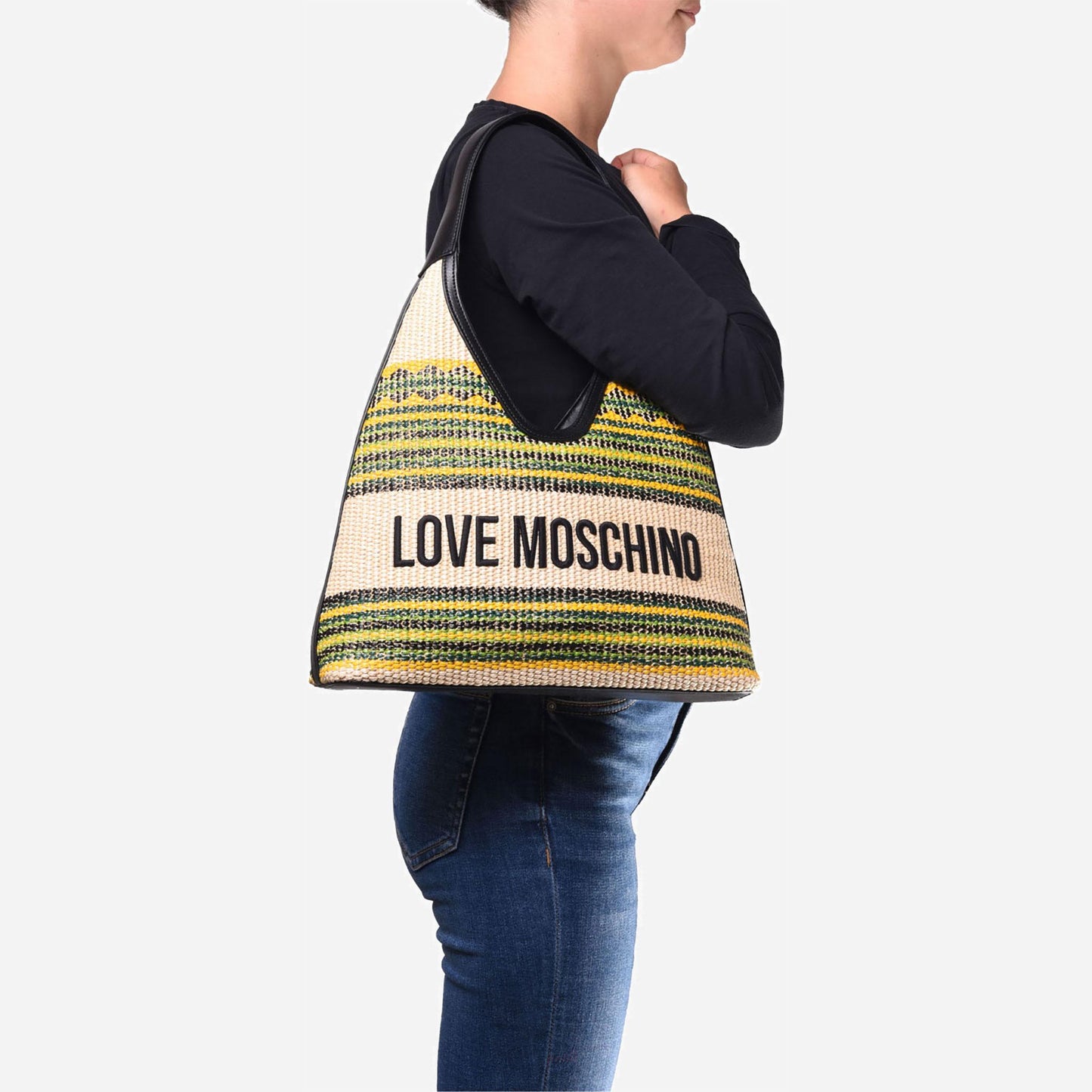 Love Moschino Moschino borsa a spalla MULTICOLOR/NERO