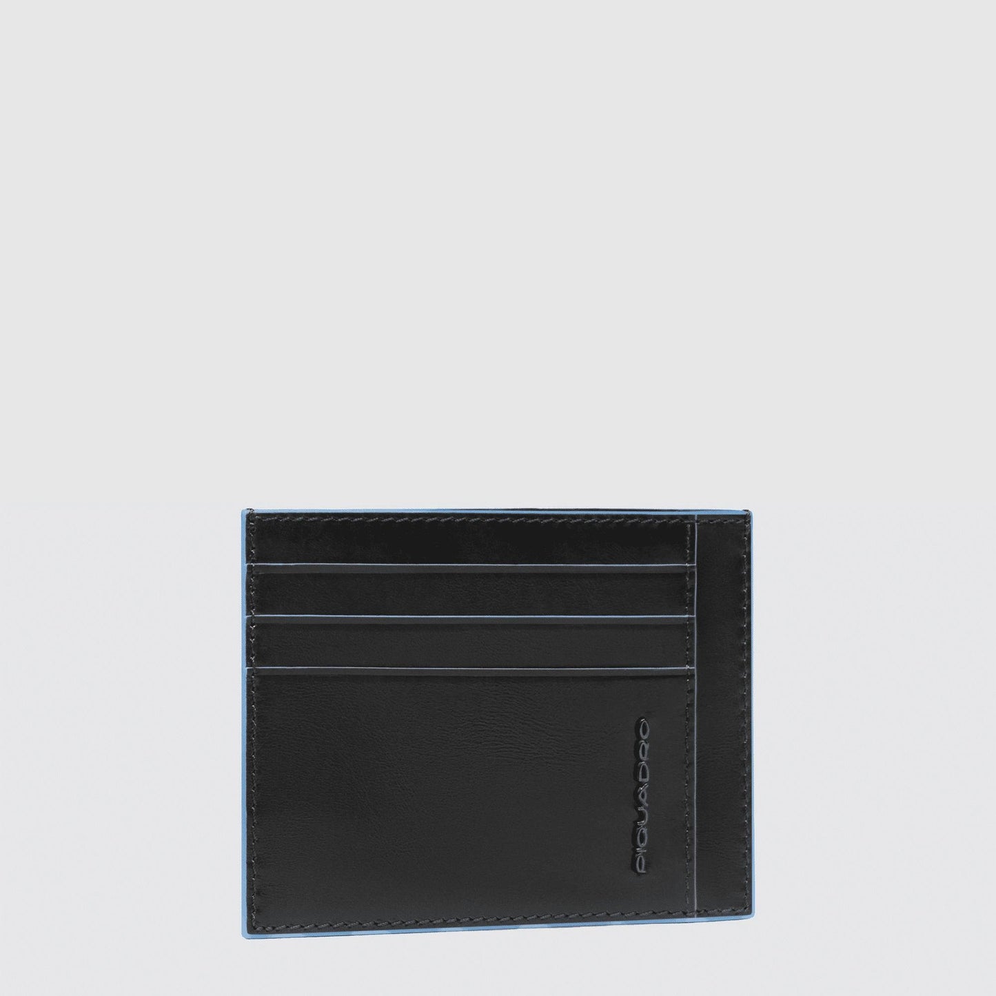 PIQUADRO Bustina porta carte di credito tascabile Nero