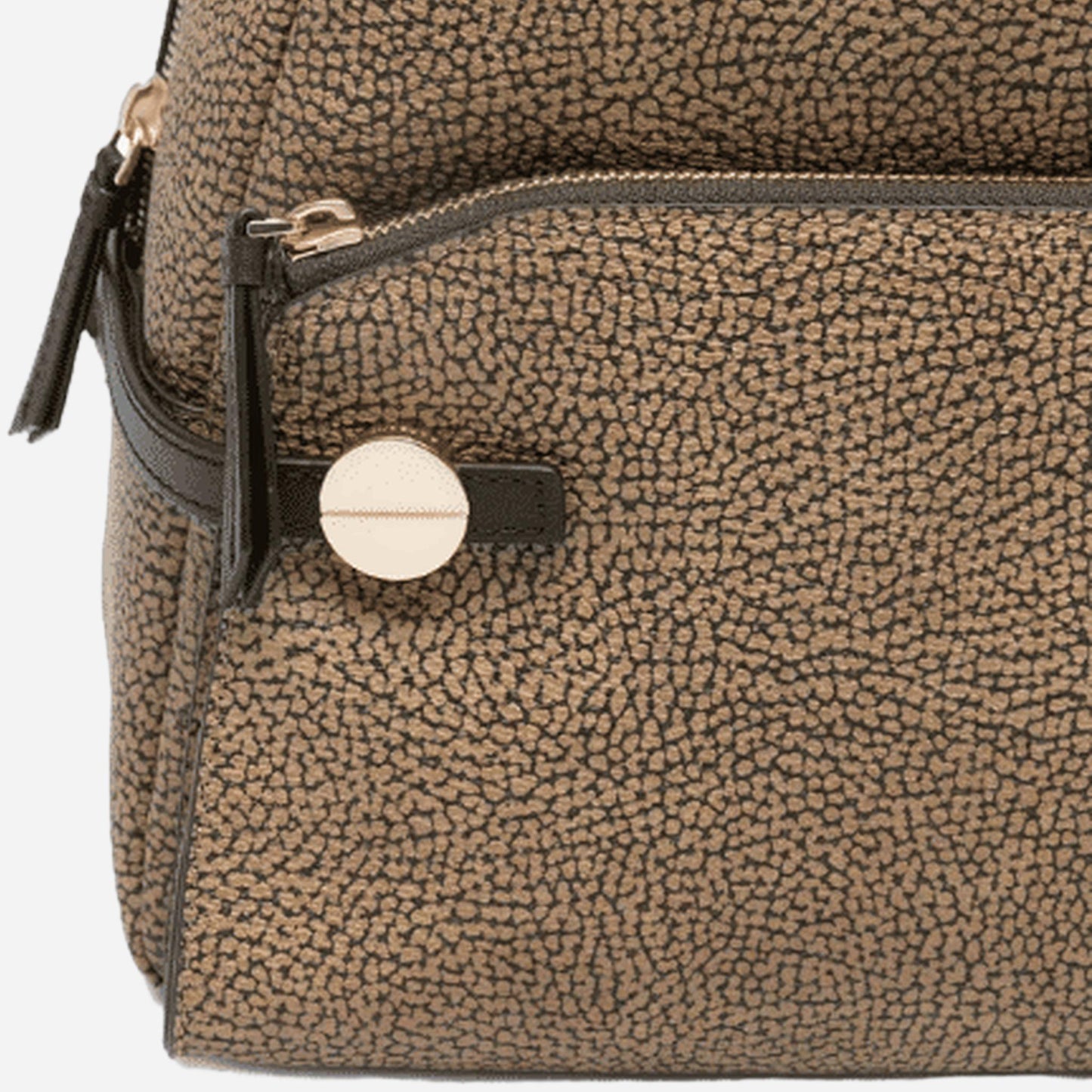 borbonese Gemini zaino medium OP NATURALE/NERO