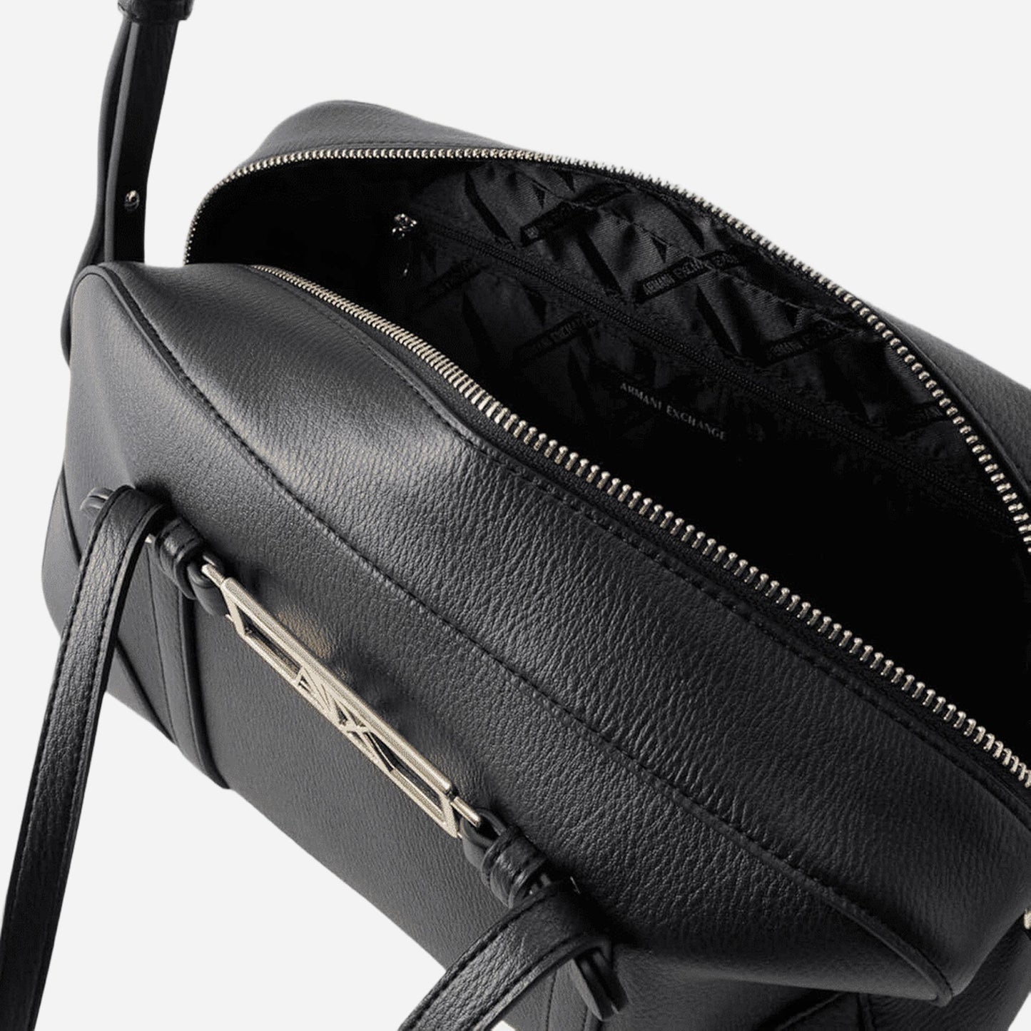 ARMANI EXCHANGE Borsa piccola a mano ecopelle BLACK