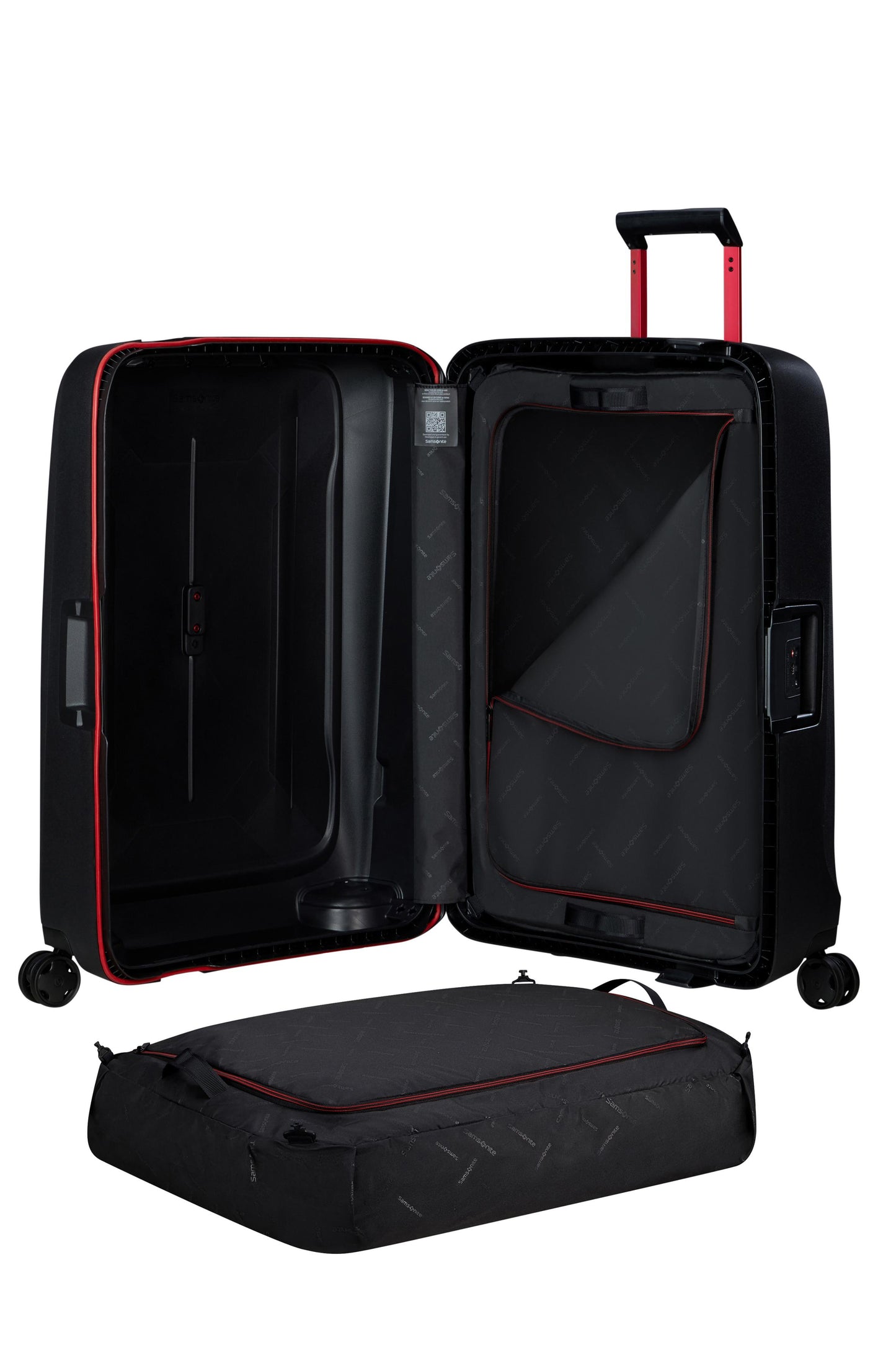Samsonite ESSENS Trolley Grande CHARCOAL/RED