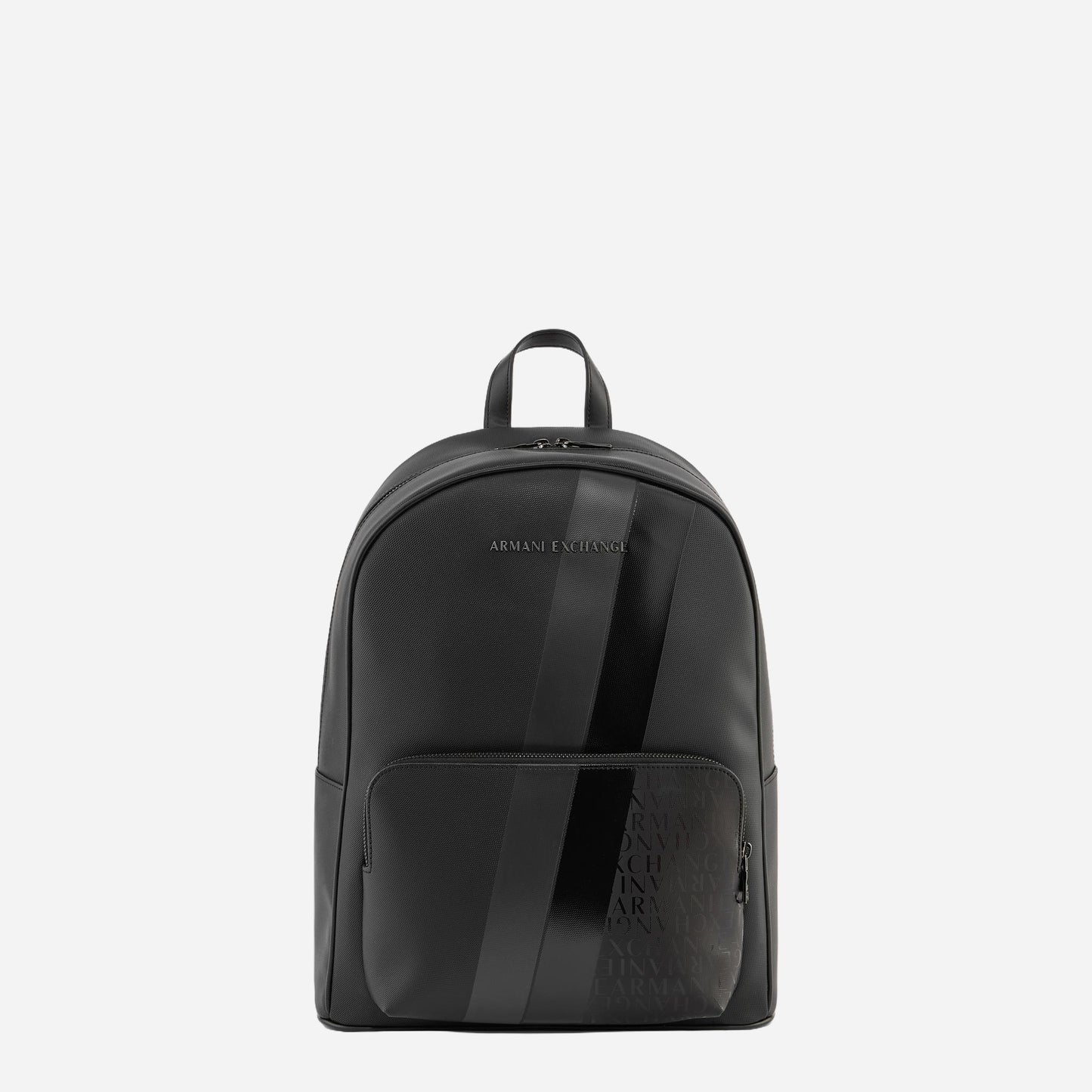 ARMANI EXCHANGE Zaino in pelle sintetica BLACK/GUNMETAL/SHINY BLACK