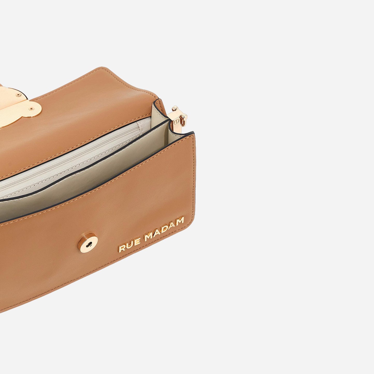 RUE MADAM TEDDY IT-BAG SOFT Cognac