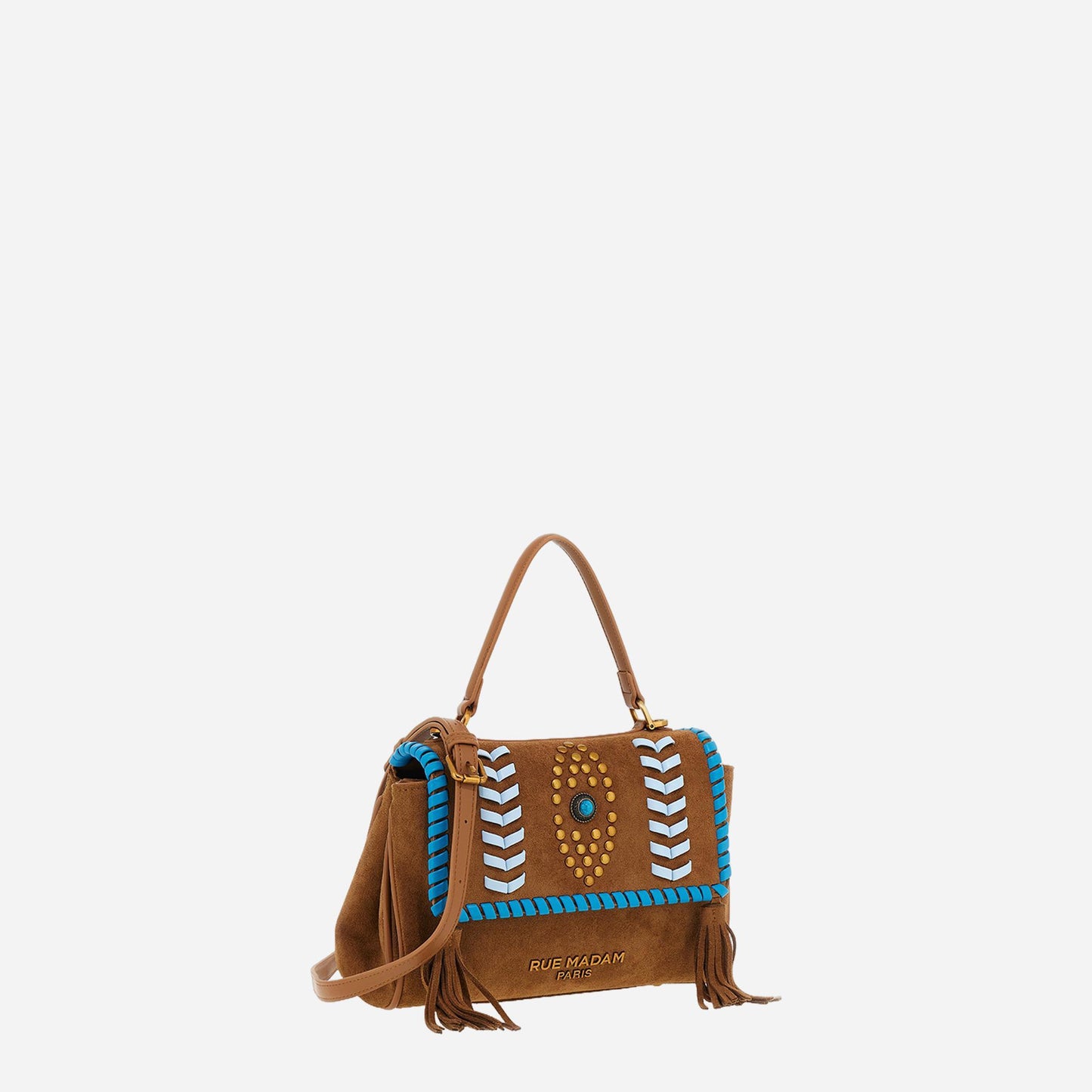 RUE MADAM LES JOURS XS ETNIC SUEDE COGNAC