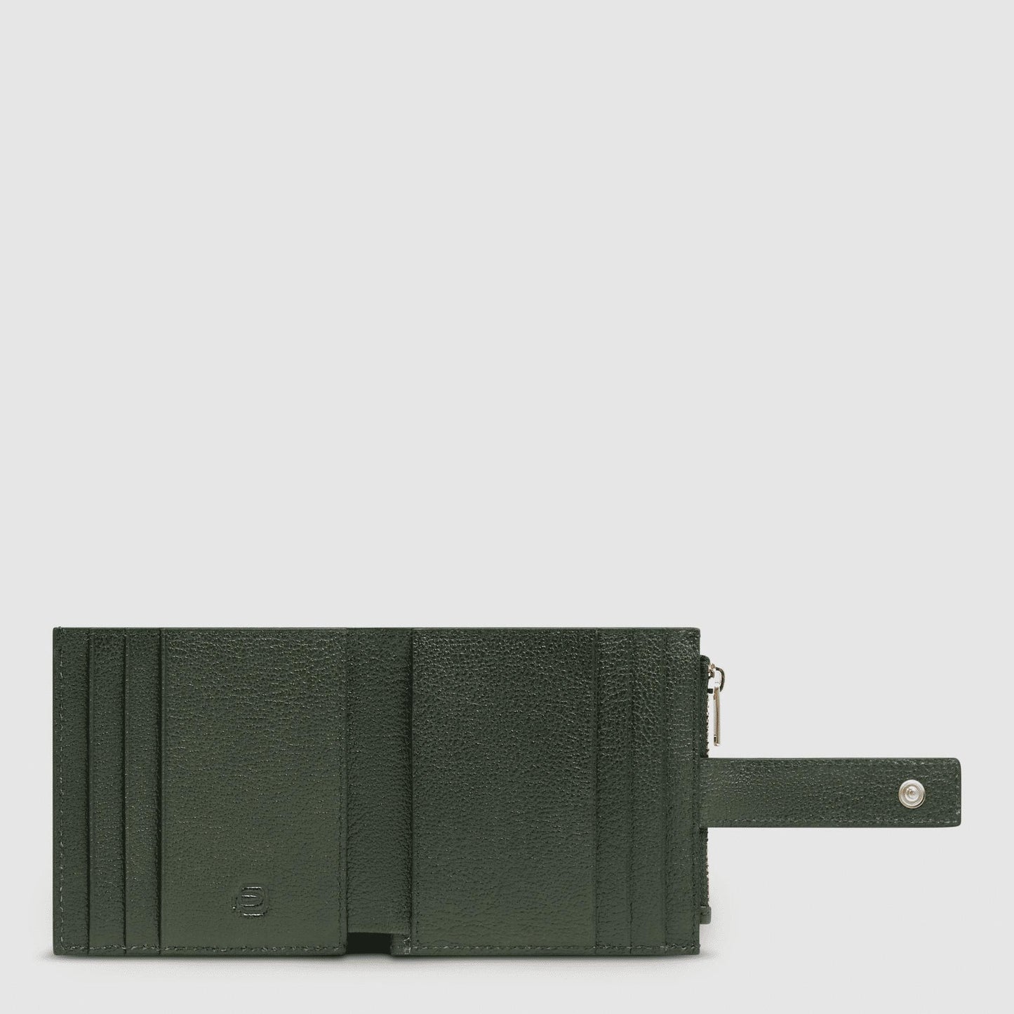 PIQUADRO Portacarte di credito donna in pelle Verde