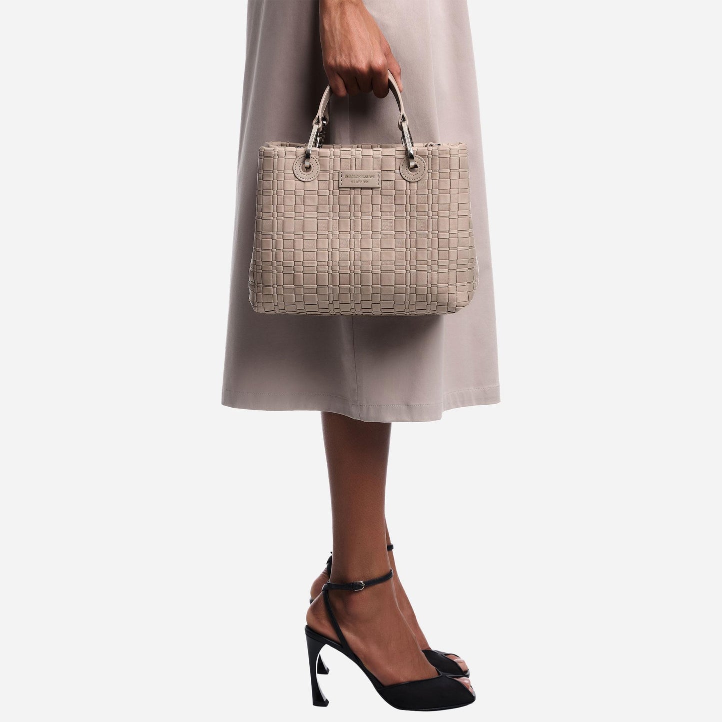 Emporio Armani SHOPPING BAG VISONE