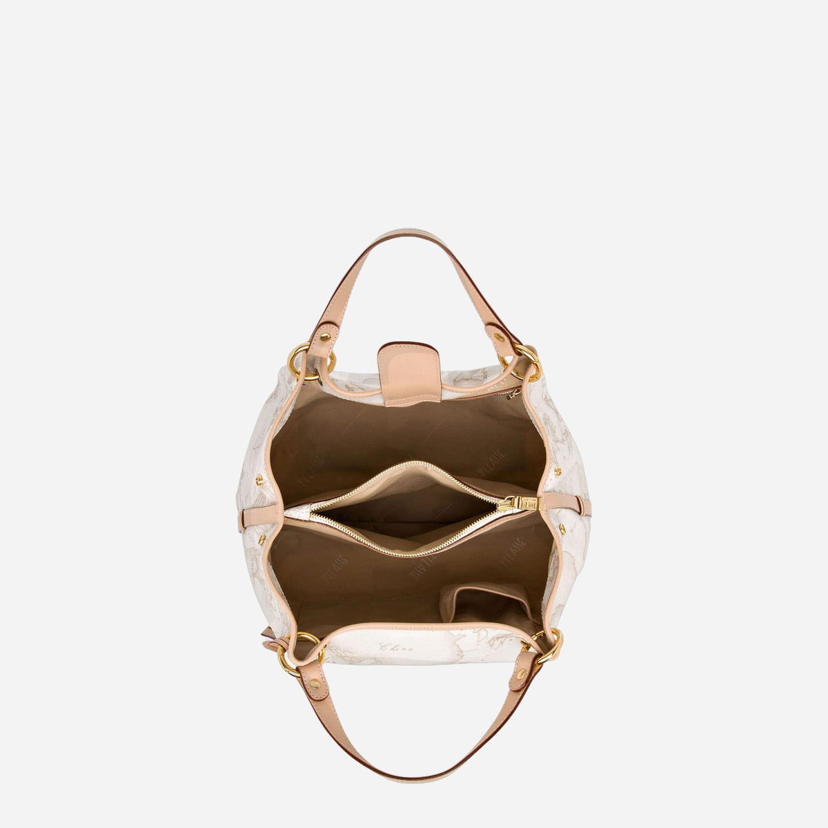ALVIERO MARTINI Geo White Borsa media a mano Geo White