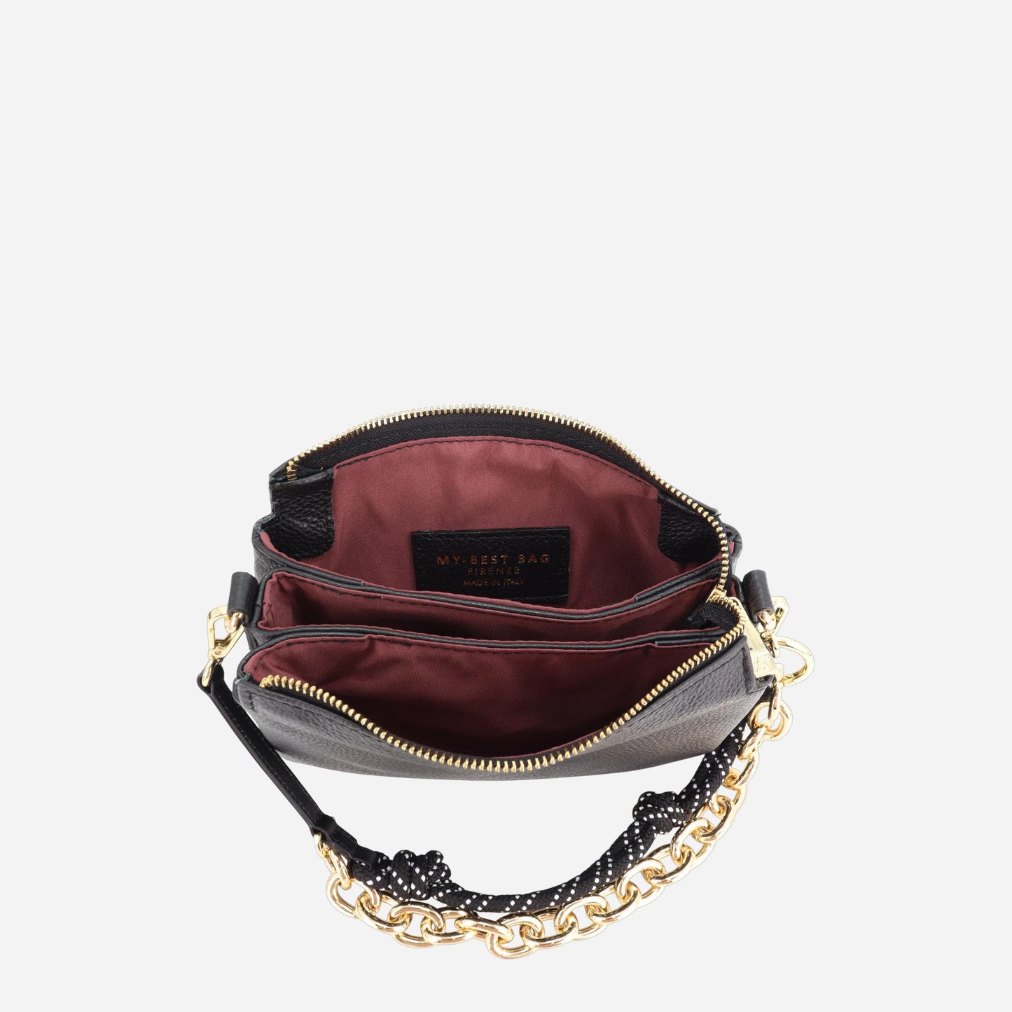 MY BEST BAG REFLEX SMALL PELLE DOLLARO Nero
