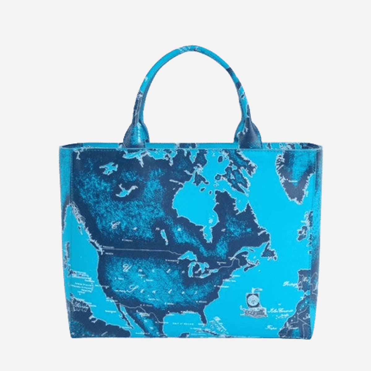 ALVIERO MARTINI Zaino tre tasche in tessuto stampa Geo Classic Naturale Geo Classic 