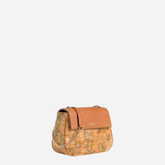 ALVIERO MARTINI Geo Classic Borsa mini con battente in pelle Geo Classic 