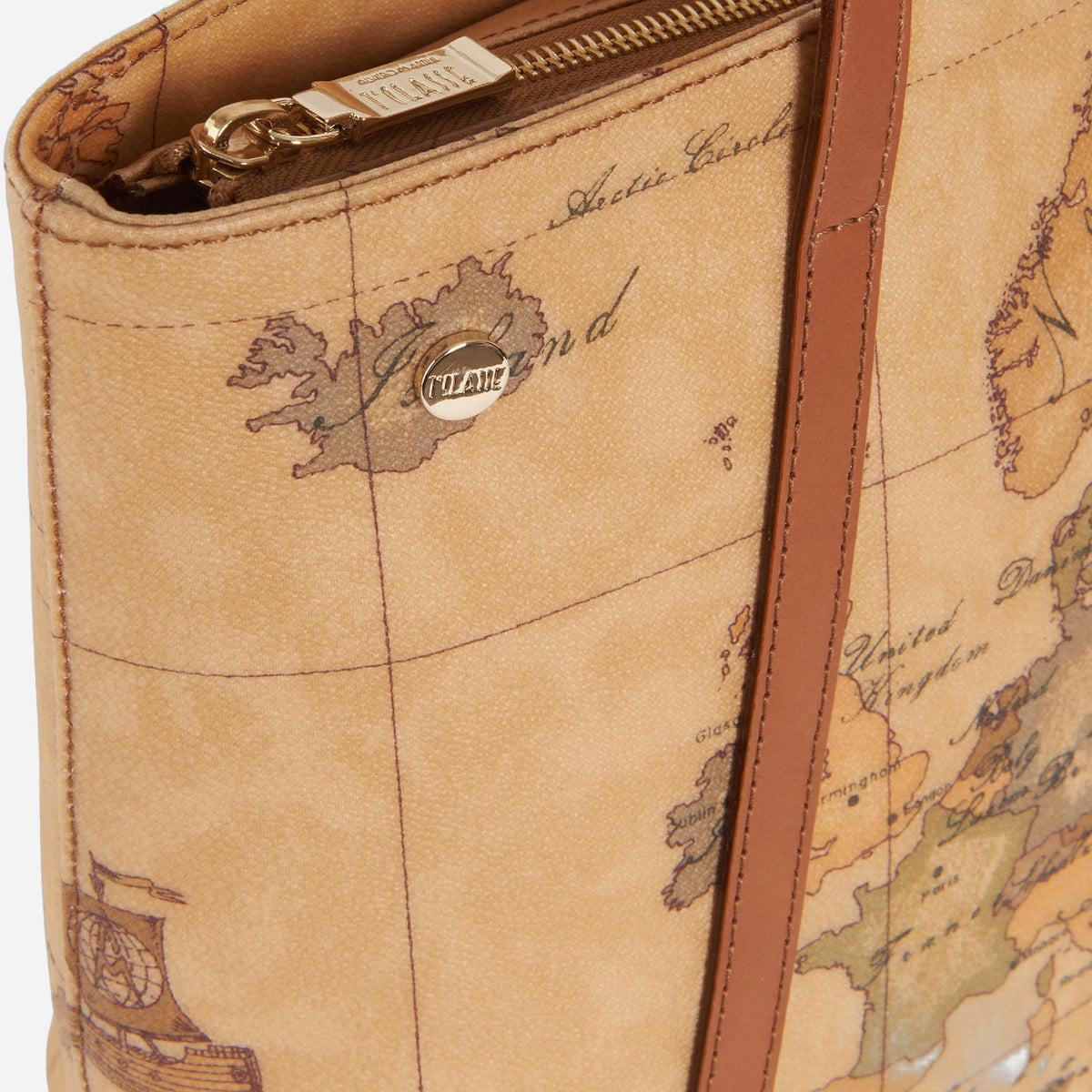 ALVIERO MARTINI Geo Classic Shopping bag con borchiette media Geo Classic 