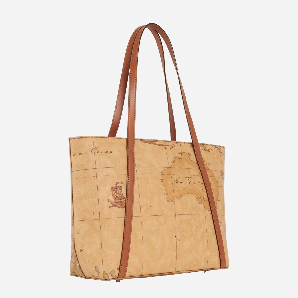 ALVIERO MARTINI Geo Classic Shopping bag con borchiette media Geo Classic 