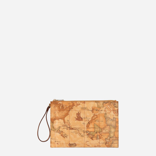 ALVIERO MARTINI Geo Classic clutch piatta con manichetto Geo Classic 