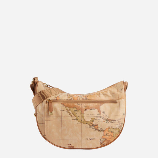 ALVIERO MARTINI Geo Soft tracolla a mezzaluna media con tasca Geo Classic 