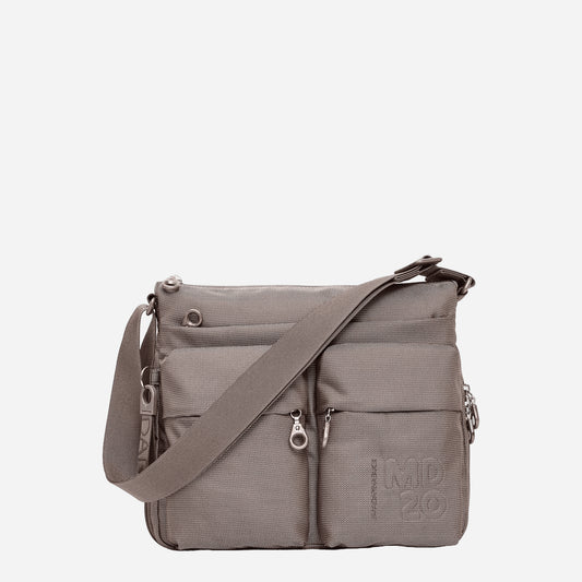 mandarina duck MD20 Borsa a spalla TAUPE 