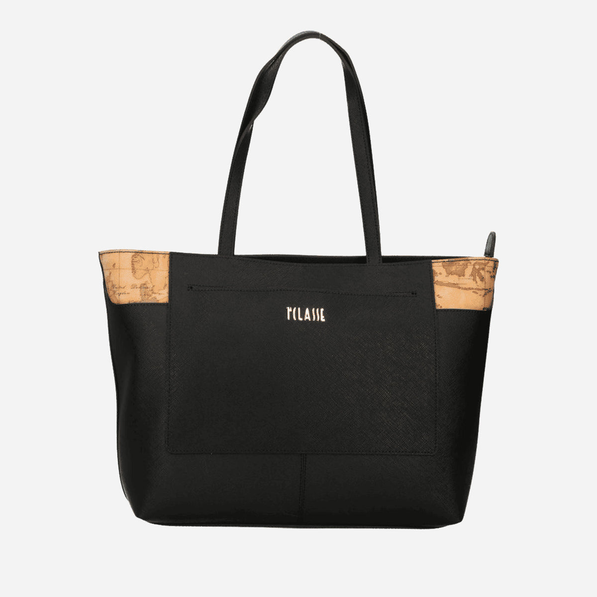 ALVIERO MARTINI Geo Black Borsa shopping grande Nero 