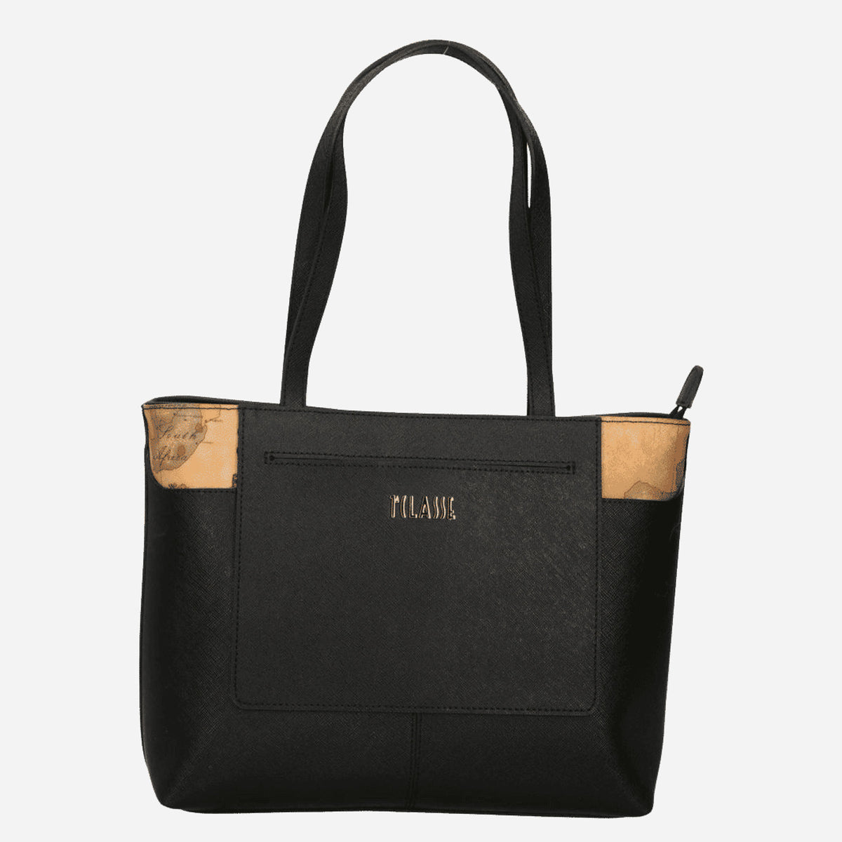 ALVIERO MARTINI Geo Black borsa shopping media Nero 