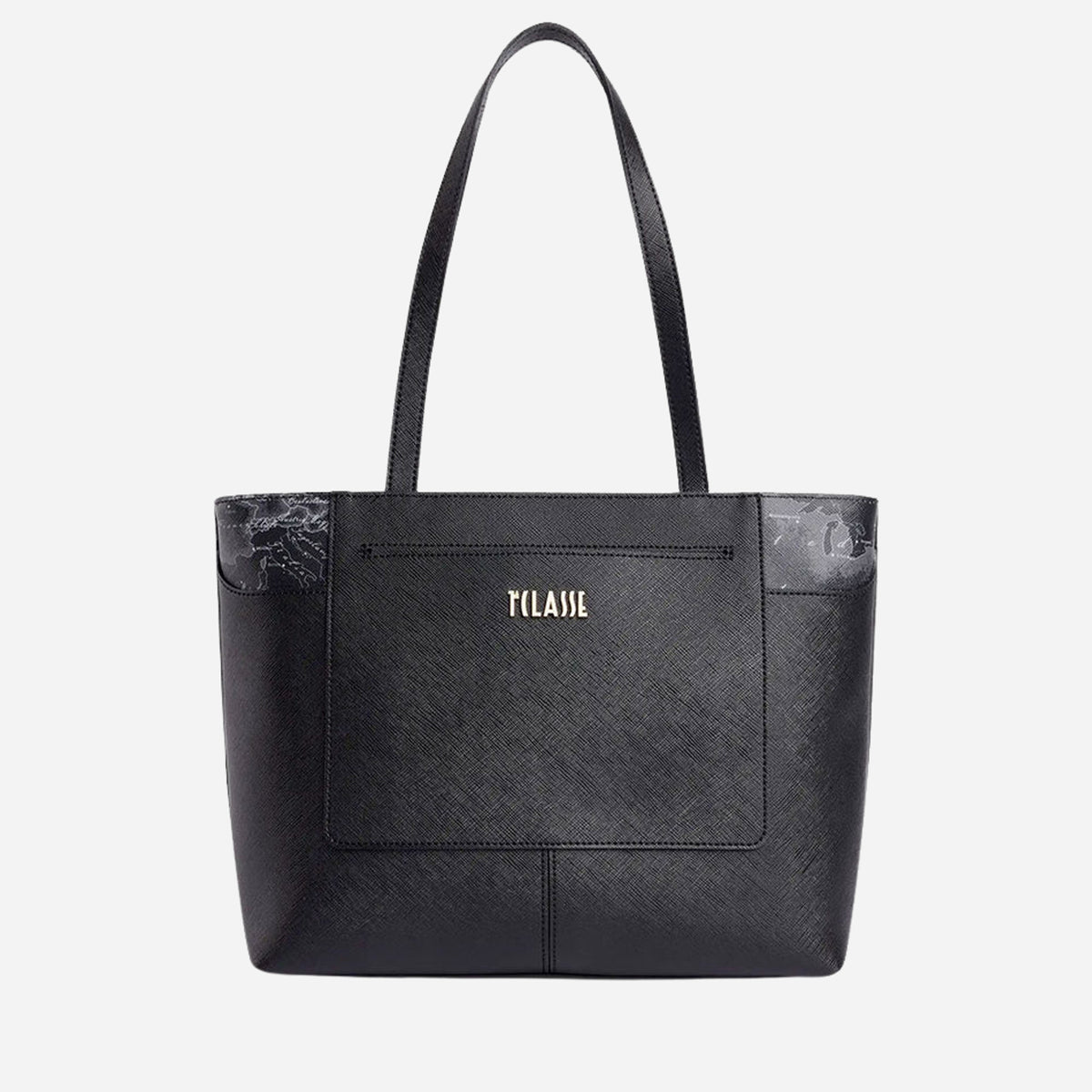 ALVIERO MARTINI Shopping Bag Media Nero 