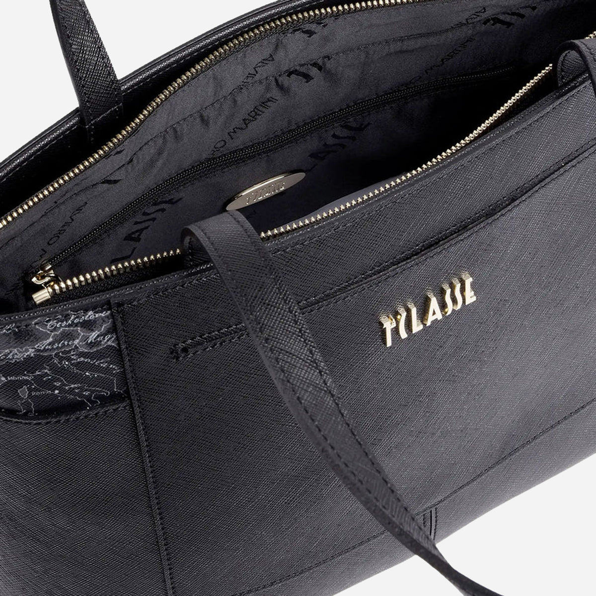 ALVIERO MARTINI Shopping Bag Media Nero 