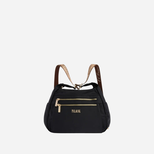 ALVIERO MARTINI Geo Soft Borsa a Spalla/Zaino Nero 