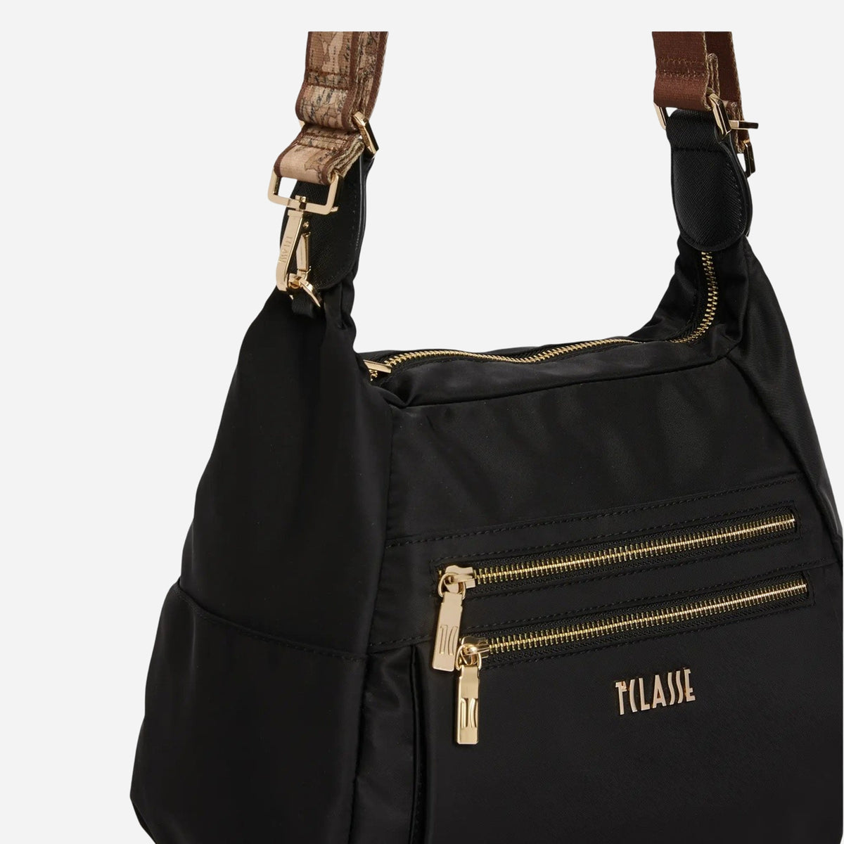 ALVIERO MARTINI Geo Soft Borsa a Spalla/Zaino Nero 