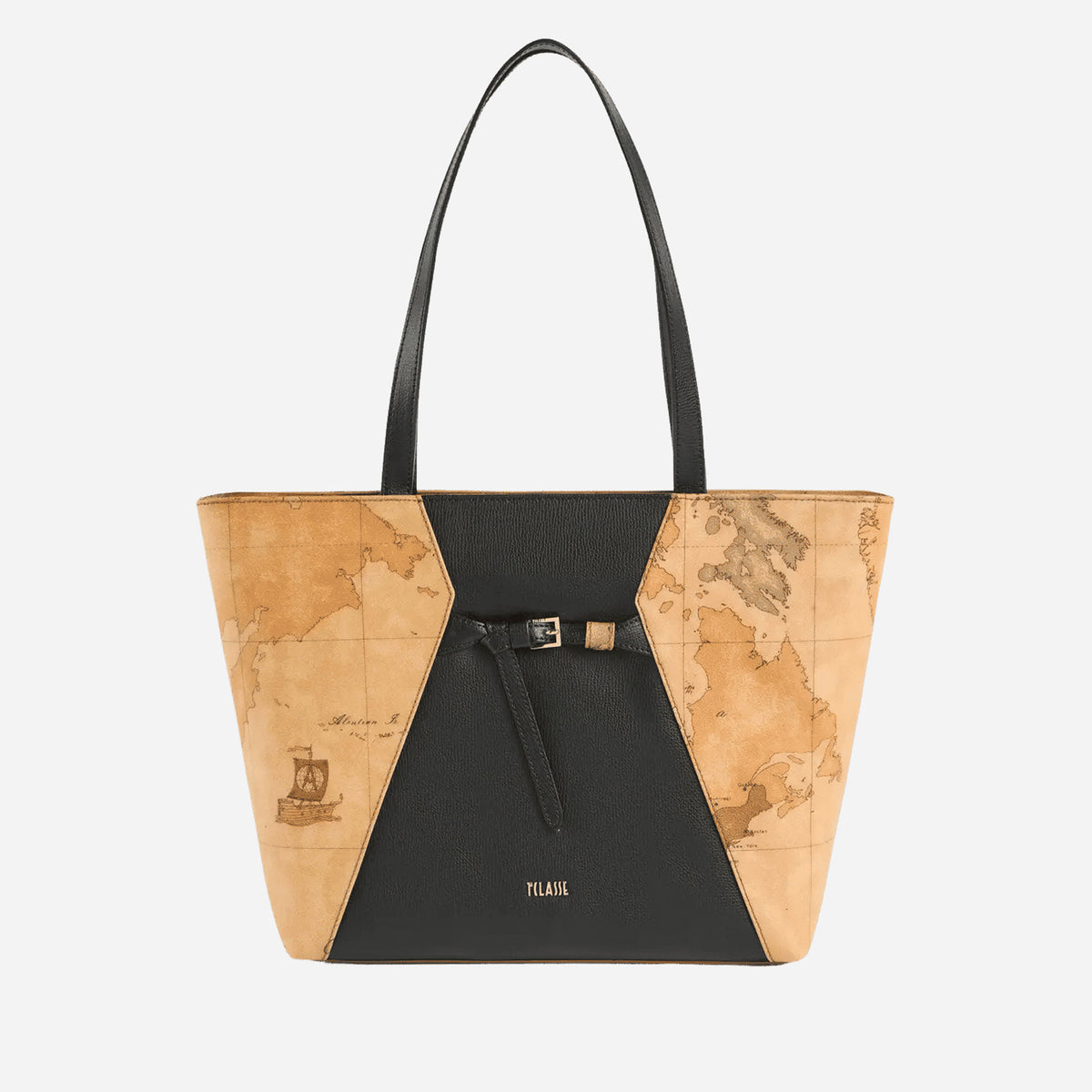 ALVIERO MARTINI Geo Saloon borsa Shopping Nera Nero 
