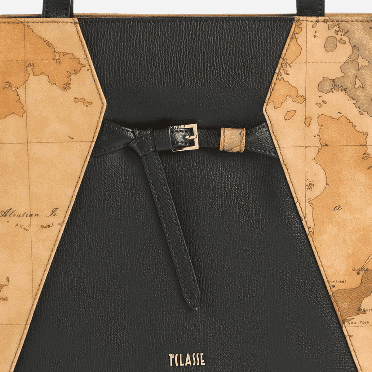 ALVIERO MARTINI Geo Saloon borsa Shopping Nera Nero 
