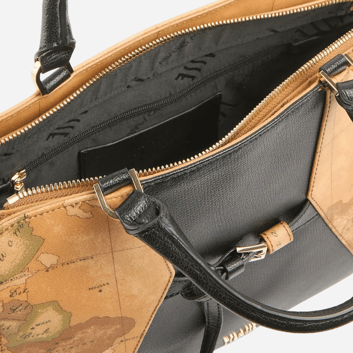 ALVIERO MARTINI Geo Saloon borsa a mano Nera Nero 