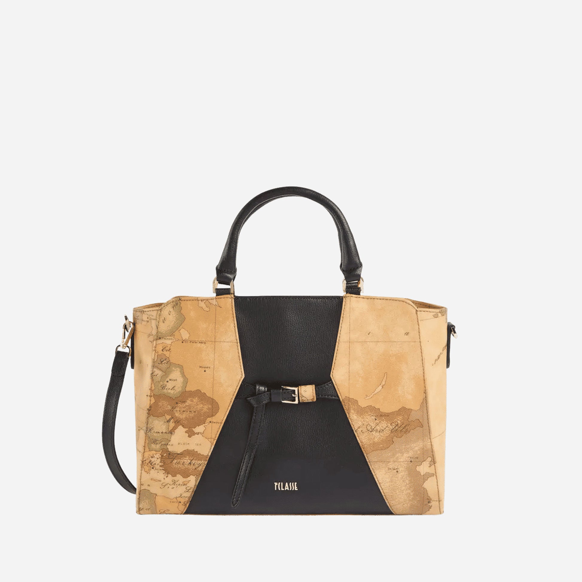 ALVIERO MARTINI Geo Saloon borsa a mano Nera Nero 