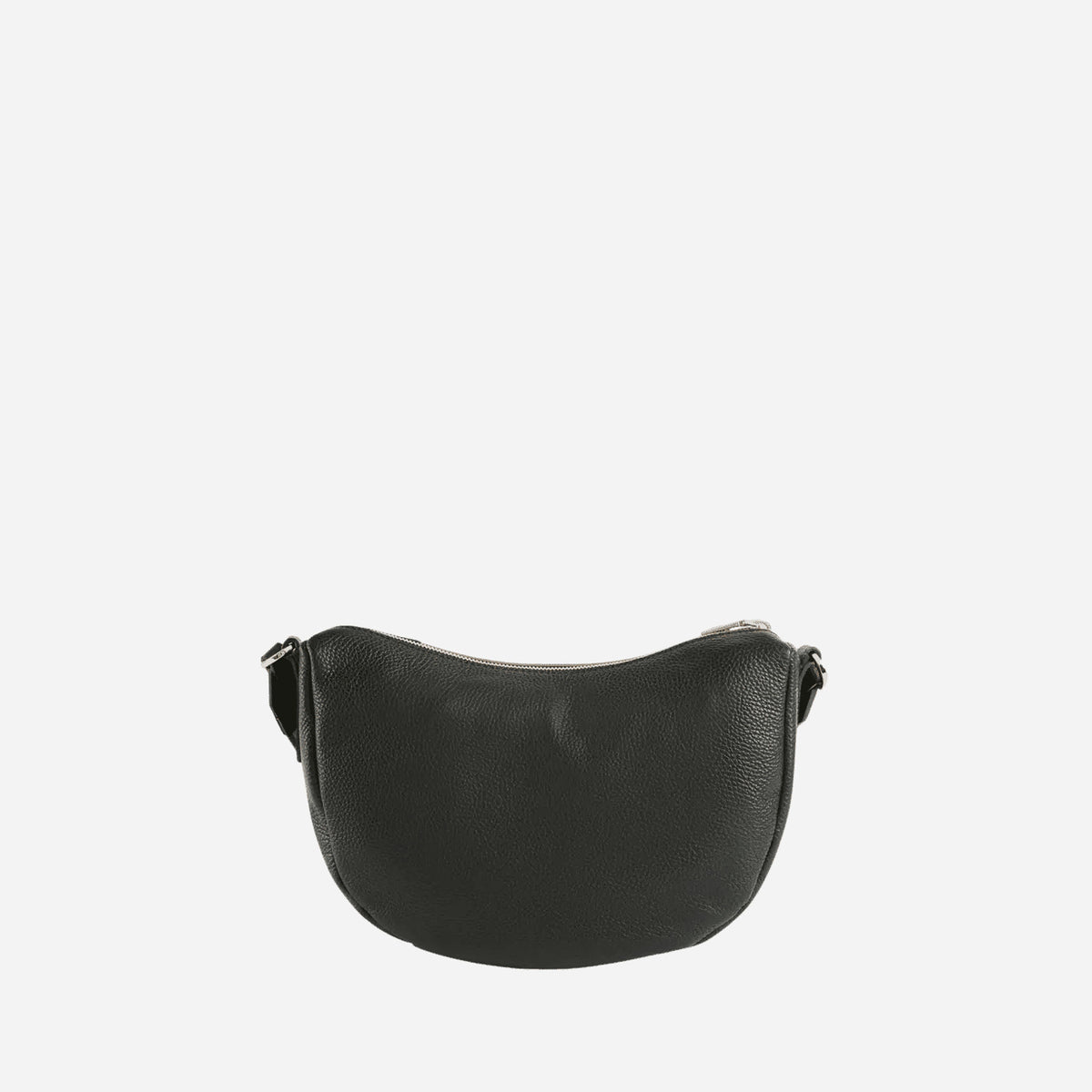 ALVIERO MARTINI Sierra Leather tracolla a mezzaluna Nera Nero 