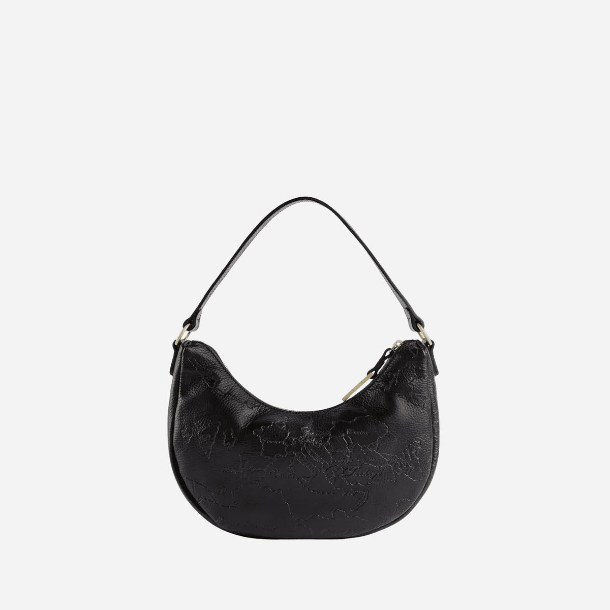 ALVIERO MARTINI Antique Geo Leather borsa sottospalla Nero Nero 