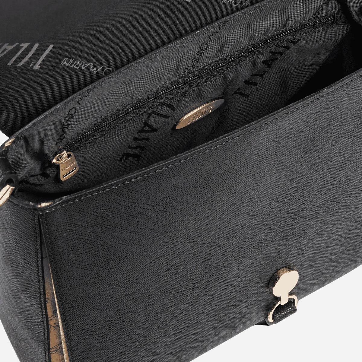 ALVIERO MARTINI Golden Coin Messenger borsa sottospallla Nera Nero 