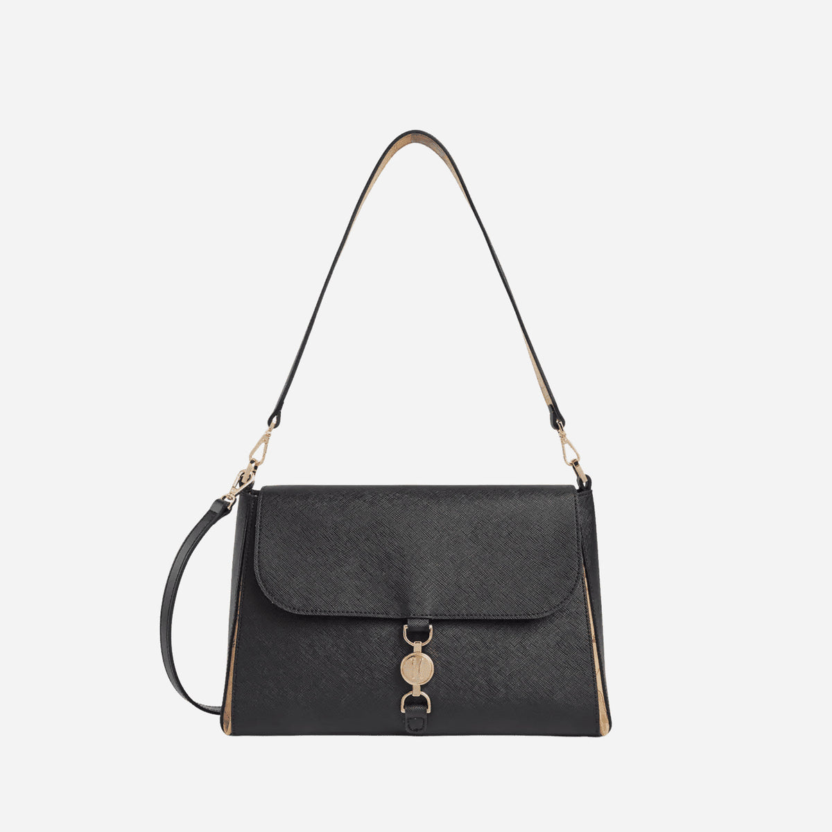 ALVIERO MARTINI Golden Coin Messenger borsa sottospallla Nera Nero 