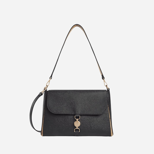 ALVIERO MARTINI Golden Coin Messenger borsa sottospallla Nera Nero 