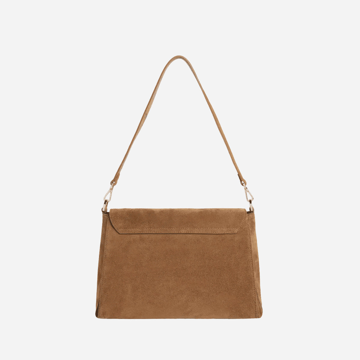 ALVIERO MARTINI Golden Coin Messenger borsa sottospalla Terra di Siena CAMOSCIO 