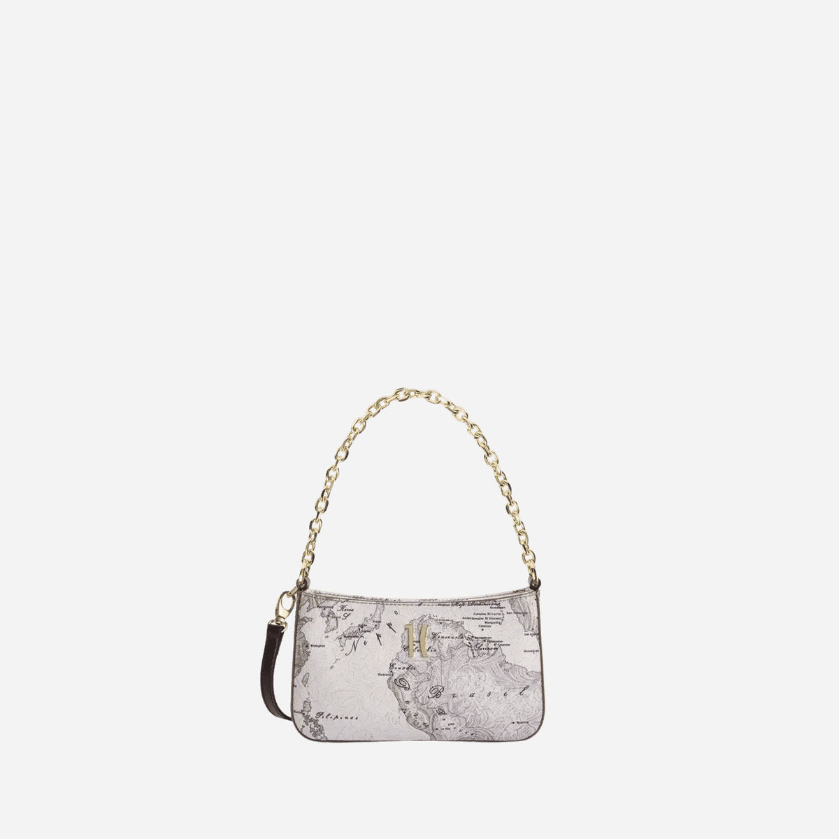 ALVIERO MARTINI Country Geo pochette con catena Tortora Tortora 